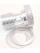 Aeroflow Alloy Banjo Bolt 5/8 Inch x 20 Silver