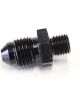 Aeroflow Metric to Male Flare Adapter M8 X 1.0mm to -4AN Black