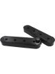 Aeroflow Fabricated Alloy Valve Covers Black For Chev/Holden LS
