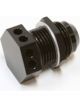 Aeroflow Bolt In Breather Bulkhead -12 Black