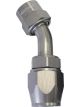 Aeroflow Kryptalon Full Flow Swivel 45 Degree Hose End -4AN Titanium AF7822-04