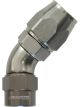 Aeroflow Kryptalon Big Bore Full Flow Swivel 45 Degree Hose End -8AN