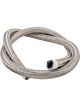 Torque Solution Stainless Steel Braided Rubber Hose -8AN 10ft 0.4…