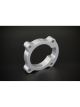 Torque Solution Throttle Body Spacer Silver For Hyundai Genesis Cou…