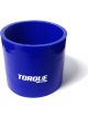 Torque Solution Straight Silicone Coupler: 2.5in Blue Universal