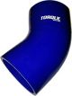 Torque Solution 45 Degree Silicone Elbow: 2.25 inch Blue Univ
