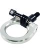 Torque Solution Billet Go Pro Mount Tow Hook Ring Silver