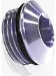 Aeroflow Slimline ORB Port Plug -8AN Silver
