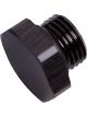 Aeroflow ORB Port Plug -4AN Black