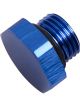 Aeroflow ORB Port Plug -12AN Blue