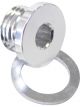 Aeroflow Metric Port Plug M10 X 1.0 Silver