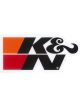 K&N Decal/Sticker Black Small 3
