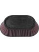 K&N Universal Air Filter - Carbon Fiber Top