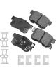 Akebono Brake Corporation Premium Ceramic Brake Pads Rear