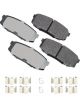 Akebono Brake Corporation Premium Ceramic Brake Pads Rear