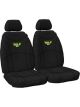 Hulk 4X4 Universal Neoprene Seat Cover Black Fronts