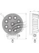 Ignite LED Round Worklamp Flood Beam 60 9-36V 36W 36 LEDs Black