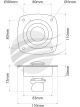Jaylec Recessed Mount Emergency Stop Switch Latching N/Closed & N/
