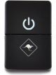 Lightforce Dual Push Button Switch On/Off Lightforce Logo Blue/White