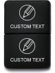 Lightforce Dual Push Button Switch On/Off 12V Custom Engraving