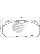 Textar Commercial Pad For Daf Ginaf Iveco Man