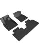 3D Maxpider For 2021 Ford Mustang 1st & 2nd Row Floormat Black