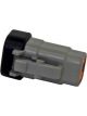AEM Electrical Connector AEMnet Termination Plug Female Black Gray 