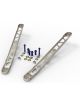 AFE Control 304 Stainless Steel Front Suspension Strut Brace Raw