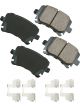 Akebono Brake Pads Euro Rear For Audi Quattro 2005-15 Set of 4 