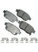 Akebono Brake Pads ProACT Rear For Honda Ridgeline 2006-14 Set of 4 