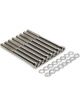 Allstar Valve Cover Fastener Bolt 1 4-20 in Inc Steel Chrome Tall SBC Set of 8 