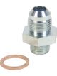 Allstar Performance Fitting Adapter Straight 8 AN to 5/8-18 in Male Steel Zinc