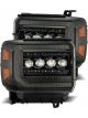 AlphaRex For 14-18 GMC Sierra NOVA LED Proj Headlights Plnk Style Alpha