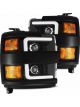 AlphaRex For 15-19 Chevy 2500HD PRO-Series Proj Headlights Plank Jet