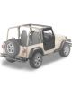 Bestop Doors Front Fabric Black Diamond For Jeep Wrangler TJ 97-06 Kit