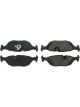 Centric Brake Pads Posi-Quiet Ceramic For Various BMW 1981-91 Touareg