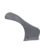 Dominator Racing Fender Passenger Side Molded Plastic Gray