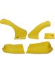 Dominator Racing Nose Complete Fenders Inc Molded Plastic Yellow Kit