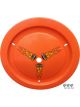Dominator Racing Mud Cover Quick Turn Fasteners Orange 15