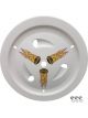 Dominator Racing Mud Cover Quick Turn Fasteners White 15