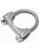 Dynomax Exhaust Clamp U-Clamp 2 in Diameter Steel Natural Each