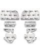 Flatline Doors / Quarter Panels Silver / Black For GM A-Body 1968-72