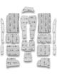 Flatline Floor Silver / Black For Ford Mustang 1971-73 Kit