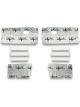 Flatline Doors / Quarter Panels Silver / Black For GM A-Body 1964-67