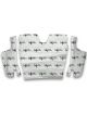 Flatline Trunk Silver / Black For GM F-Body 1969 Kit