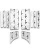 Flatline Doors / Quarter Panels Silver / Black GM F-Body 1967 Kit