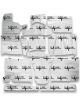 Flatline Floor Silver / Black Low Tunnel For GM Fullsize Truck 1963-66