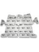 Flatline Floor Silver Black High Tunnel For GM Fullsize Truck 1967-72