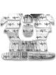 Flatline Floor Silver / Black Low Tunnel For Chevy Truck 1955-59 Kit