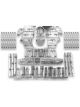 Flatline Full Silver / Black Low Tunnel For Chevy Truck 1955-59 Kit